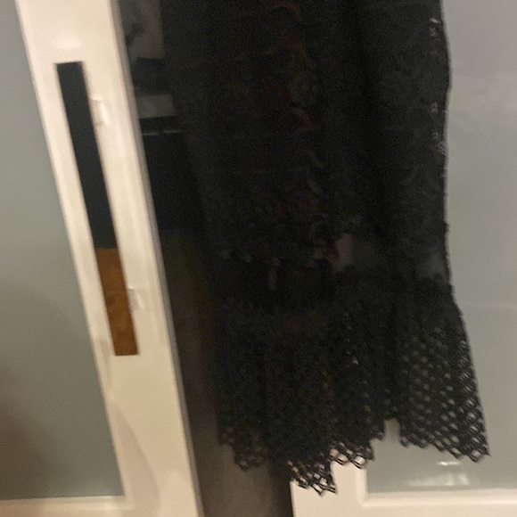 Three Floor excellent like new gorgeous black cocktail dress size 8 - Picture 2 of 10